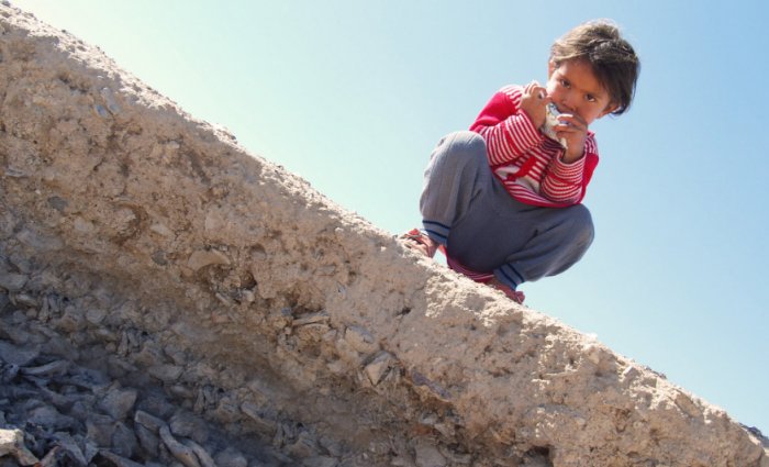 Chahak people and the layer. Credit: Rahil Alipour, UCL