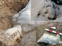 The Satyr relief found in ancient city of Smyrna