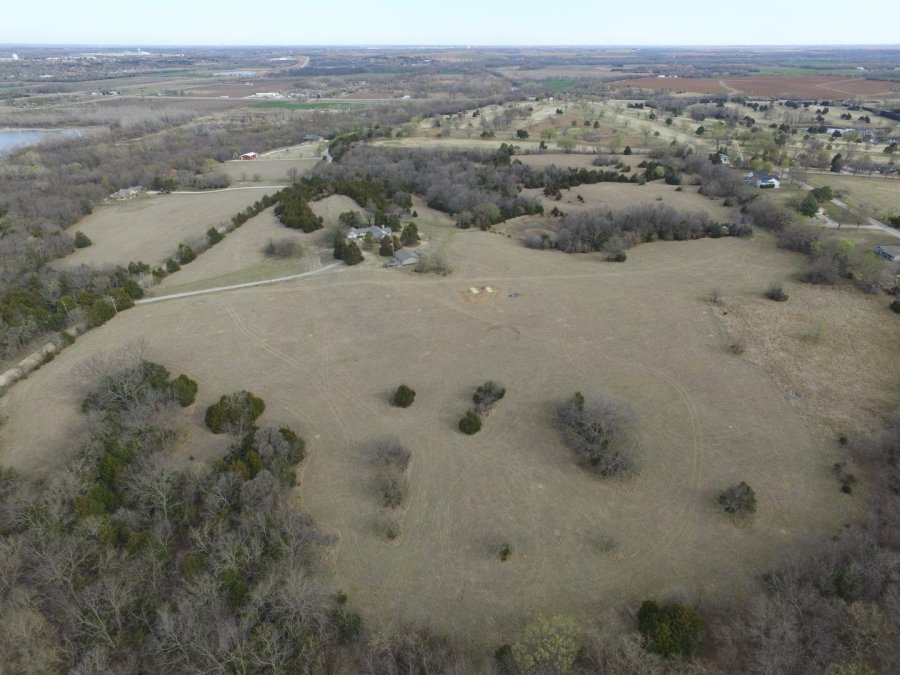 Aerial view of the site. Image is from Figure 3 of the study. Credit: Jesse Casana.