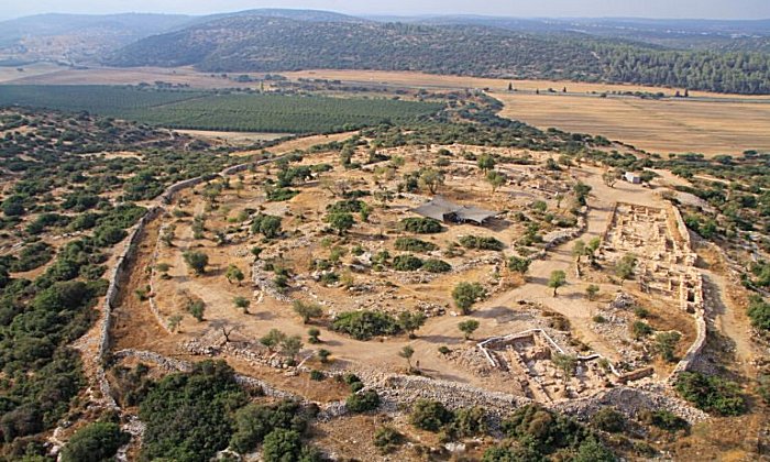 Bird's Eye View of Khirbet Qeiyafa_ Courtesy of Khirbet Qeiyafa Expedition