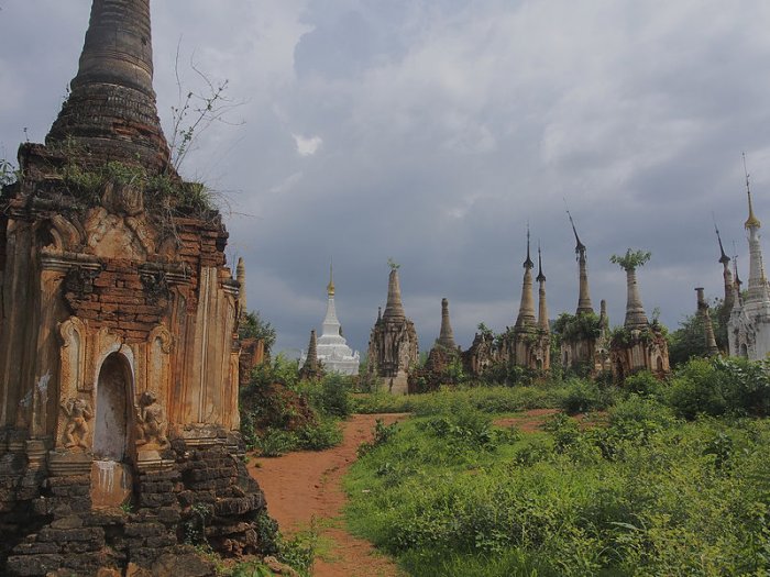 Magnificent Pagodas In Indein Village And Undiscovered Secrets In The Myanmar Jungle