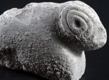 A rare early neolithic ram figurine.