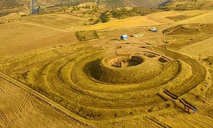 The excavation site of the Northern Wei Dynasty in Wuchuan County, Hohhot City, Inner Mongolia Autonomous Region. /Xinhua)