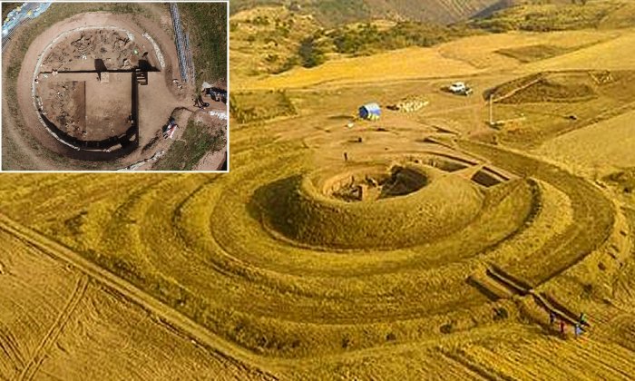 The excavation site of the Northern Wei Dynasty in Wuchuan County, Hohhot City, Inner Mongolia Autonomous Region. /Xinhua)