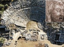 Carvings Of Mythological Masks Unearthed In Ancient Theater Of Stratonikeia