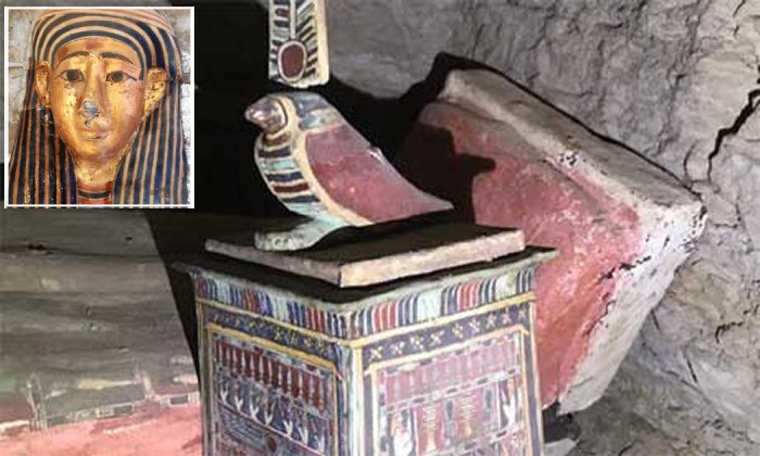 Huge Number Of Intact, Painted Coffins In Recently Unearthed Shafts Of Egypt's Saqqara Necropolis