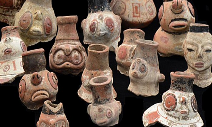 Diversity of Caribbean pottery