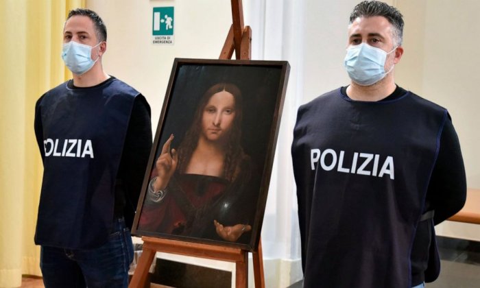 A 500-Year-Old Stolen Copy Of da Vinci’s "Salvator Mundi" Painting - Found By Italian Police