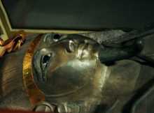 Pharaoh Psusennes I Was Buried In The Silver Coffin Decorated With Gold