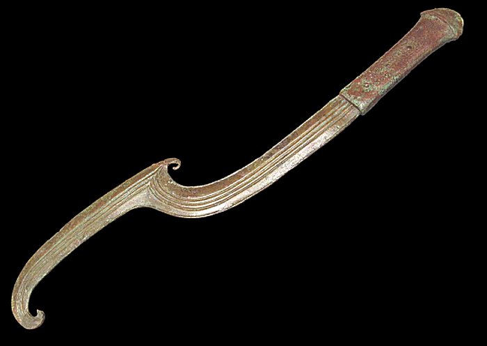 hebrew sickle sword