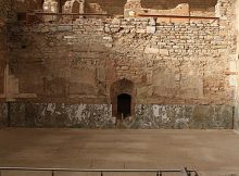 Hall of the ancient Roman villa in Ephesus with its restored marble slabs, which have now been examined in more detail. Credit: Sinan Ilhan