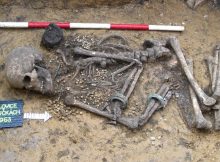 Richly endowed Early Bronze Age burial from Bohemia, Czech Republic. Credit: Michal Ernée