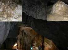 Bacho Kiro cave - interior, Bulgaria.