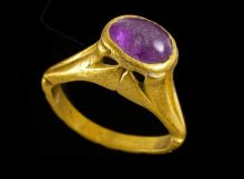 Ancient Greek Amethyst Ring To Ward Off A Hangover Discovered At The World's Largest Byzantine Wine Factory In Yavne, Israel