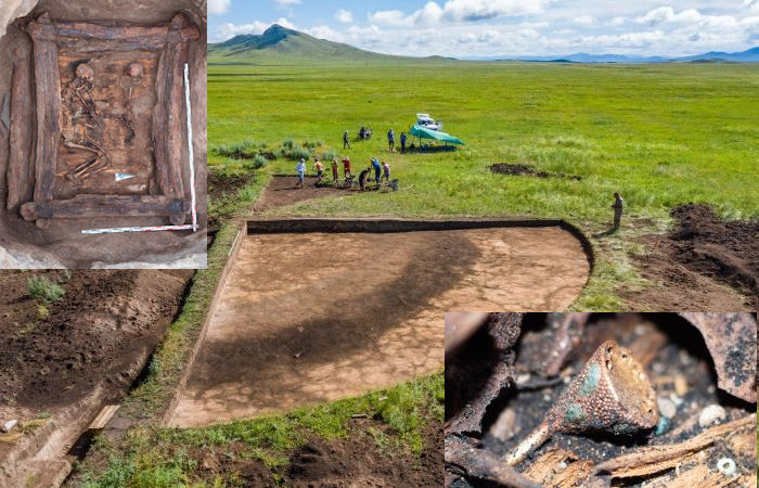 Ancient Burial Of Woman Equipped With A Unique Gold Pectoral Ornament Discovered In Siberian 'Valley Of The Kings'