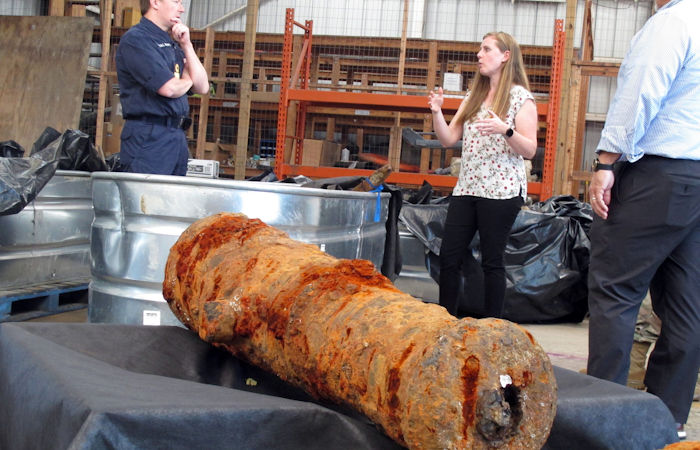 19 Cannons Shot From British Ships During The American Revolution Discovered In Savannah River