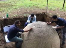 Six Ancient Giant Stone Spheres Recovered From The Diquís Delta, Costa Rica