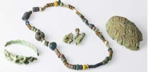Puzzling Jewellery From Grave Of High Status Viking Woman Delivered At Museum's Door