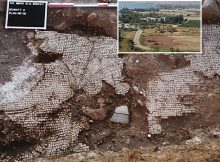 Ancient Colorful Nile-Scene Mosaics, Plastered Walls, Water Cistern Unearthed On The Shore Of The Sea Of Galilee