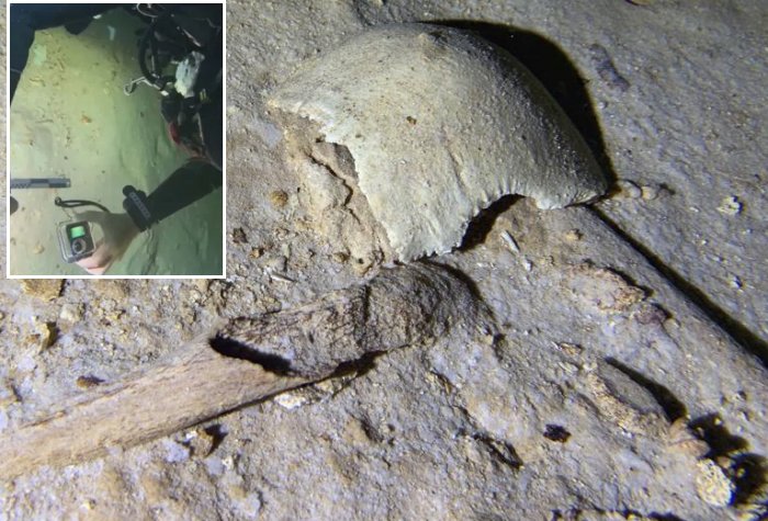 8,000 Year-Old Human Skeleton Discovered By Cave Divers Near Tulum, Mexico