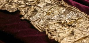 Unique Ornamented Golden Bronze Age Belt Discovered Near Opava Czech Republic