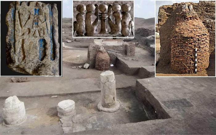 Remains Of Colonnaded Hall Of 26th Dynasty Found At Ancient Bhutto TempleTemple, Northern Nile Delta