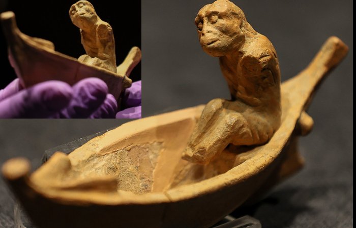 The 2,400-Year-Old Figurine Of Charon -The Ferryman Of The Dead - On Display In Izmir, Turkiye