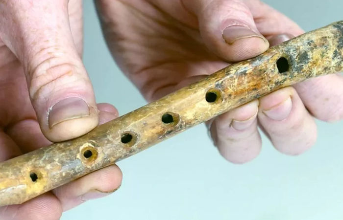 Rare, Well-Preserved Medieval Flute Bone Found In Kent