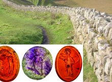 Amazing 2,000-Year-Old Engraved Roman Gems Discovered Near Hadrian's Wall