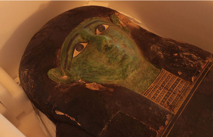 Looted Green Coffin Of Ancient Egyptian Priest Returned To Egypt From Us Ancient Pages