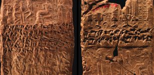 Cuneiform tablet case impressed with four cylinder seals, for cuneiform table. Credit: Metropolitan Museum of Art - Public Domain