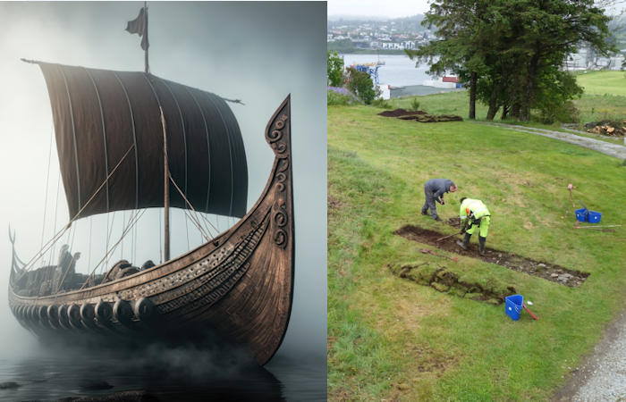 Spectacular Find - 20-Meter-Long Viking Ship Discovered Salhushaugen Gravemound, Norway