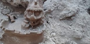 Unique Statue OF Mayan God K'awiil Associated With Lightning, Serpents, Fertility, Maize, Royal Lineage Found On Maya Train Route
