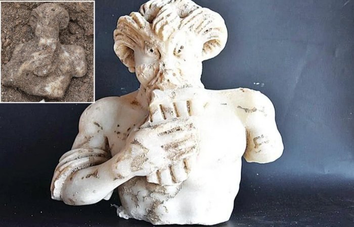 1,700-Year-Old Statue OF Greek God Pan Unearthed In Istanbul