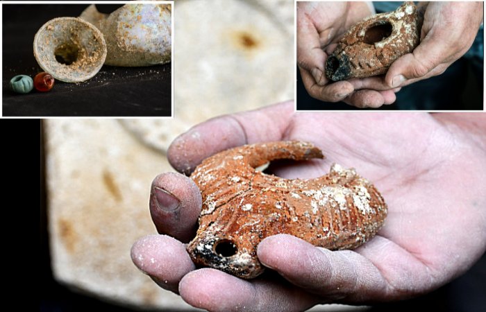 Three 1850-Year-Od Stone Ossuaries Prevented From Looting Near Kafr Kanna In Galilee