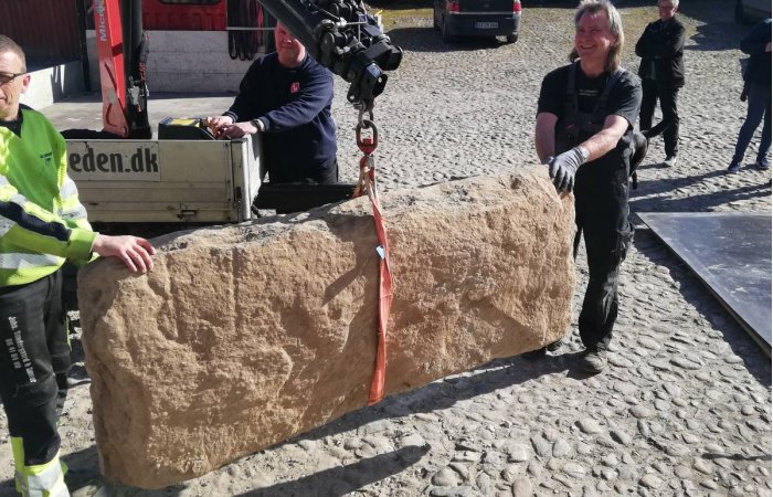 Huge Rare Runestone Found Under The Kitchen Floor In Randers Investigated