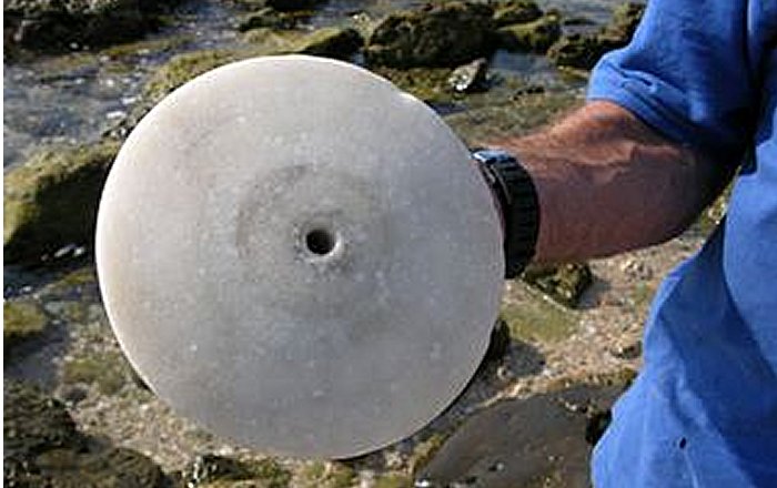 2,500-Year-Old Marble Disc, Designed To Protect Ancient Ships And Ward Off The Evil Eye - Discovered