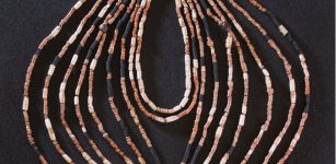 Beautiful Neolithic Ornate Necklace With Over 2,500 Stones Found In A Child's Grave