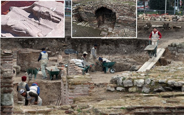 Three Grave Steles Unearthed At Istanbul's 1,500-Year-Old St. Polyeuktos Church