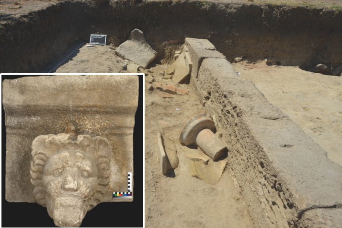 Outstanding Unfinished Ancient Marble Carving Of A Lion's Head Found Near Selinunte, Sicily