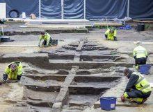 Reconstrucion Of The 19-Meter-Long Gjellestad Viking Ship In Progress