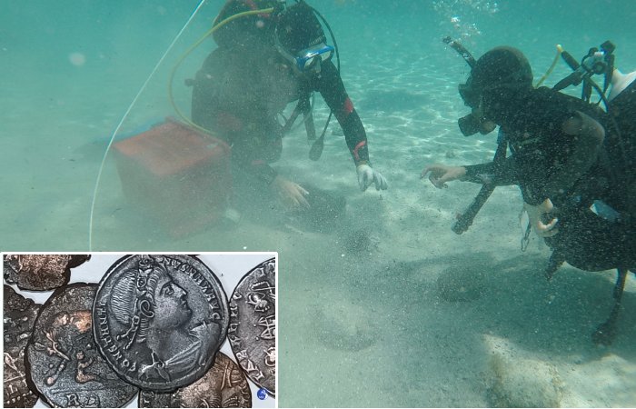 Unexpected Underwater Discovery Of 50,000 Ancient Coins Off Sardinia Hints At Hidden Shipwreck