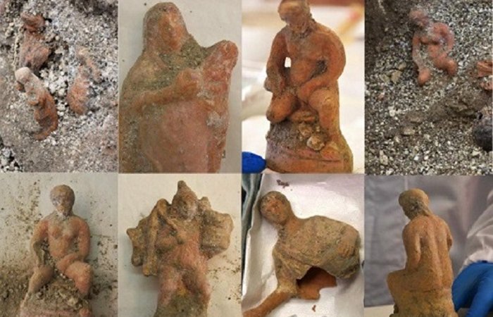 13 Ancient Terracotta Figurines Associated With Cybele And Attis Unearthed In Pompeii