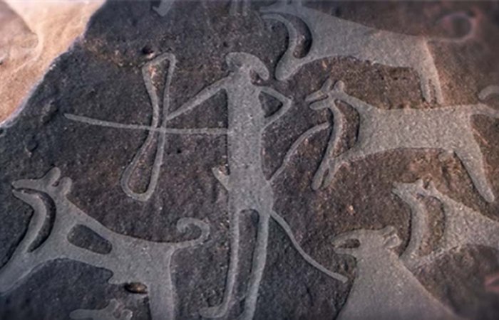 World's Oldest Evidence Of Dogs Wearing Leashes Could Be 8,000-Year-Old Rock Carvings