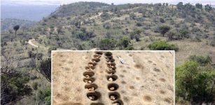 'Arcade' Of Ancient Mancala Game Boards Carved Into Rock Found In Lewa Wildlife Conservancy, Kenya