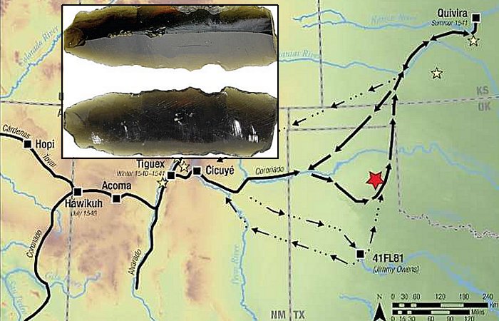 Is A Small Obsidian Artifact Linked To Expedition Searching For A Fabled City Of Gold 470 Years Ago?