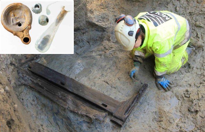 First Complete Roman Funerary Bed Found In Britain