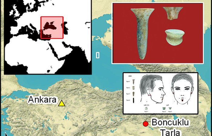 Evidence Of Stone Age Ear and Lip Piercing Found At Boncuklu Tarla Neolithic Site In Türkiye