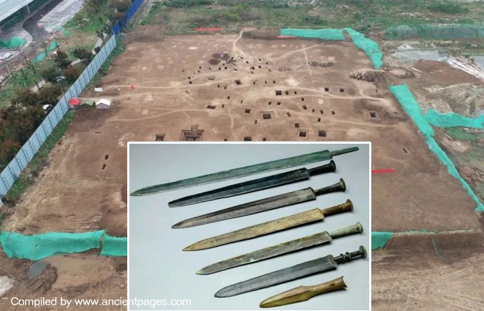 Well-Preserved Warring States Period Swords And Cultural Relics Discovered In Xiangyang, Hubei