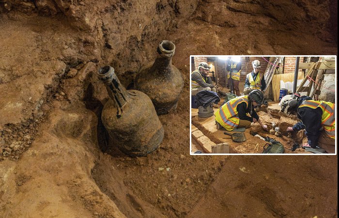 European-Made Sealed Bottles Of Cherries Dated To The 1700s Found At Washington’s Mount Vernon